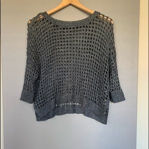 ✨3/$20 Express Knitted Grey Top S Size